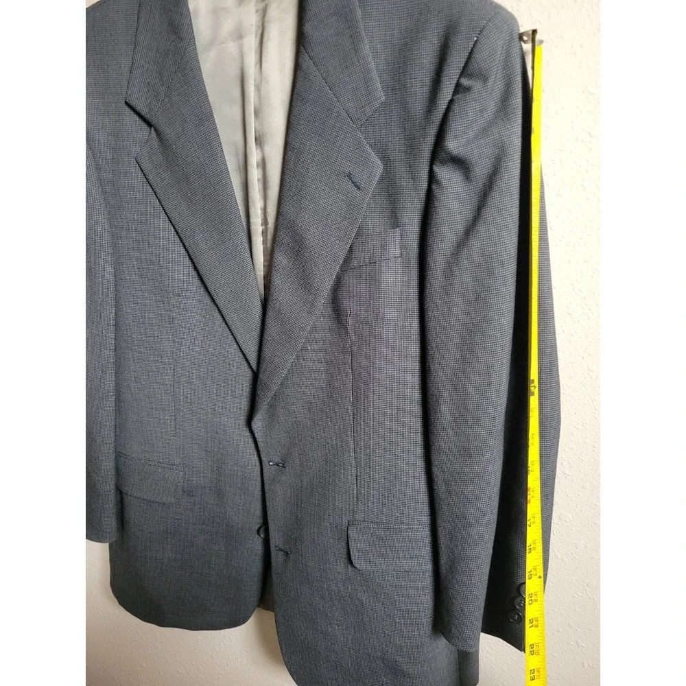 Fiori Men's Gray Mens Suit‎ Jacket Two-Button Notch Lapel Blazer